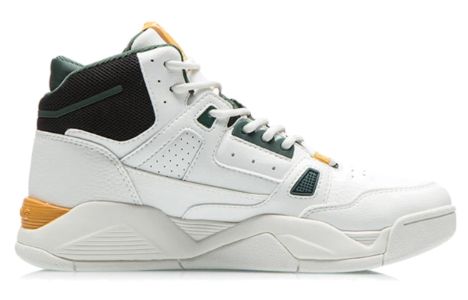 (WMNS) Li-Ning Basketball Shoes 'White Green Yellow' AGBR084-4 sold by KicksCrew