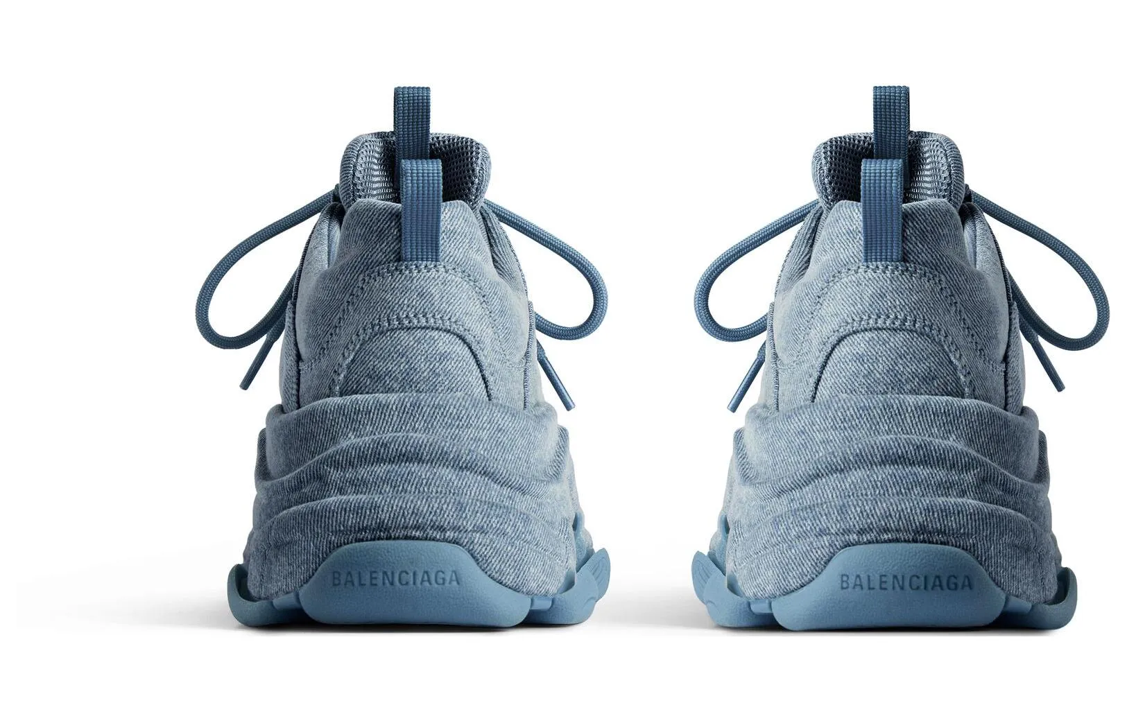 (WMNS) Balenciaga Triple S Sneakers 'Blue Denim' 524039W2DEN4000 sold by KicksCrew product image thumbnail 5