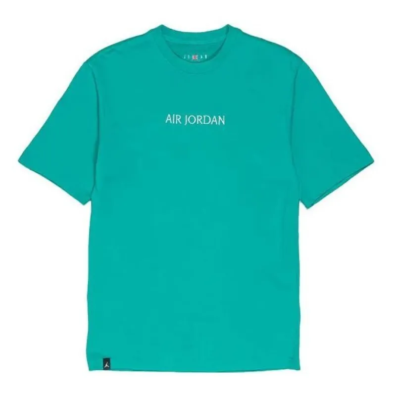 Air Jordan Logo Tee 'New Emerald Sail' DO6098-322 sold by KicksCrew