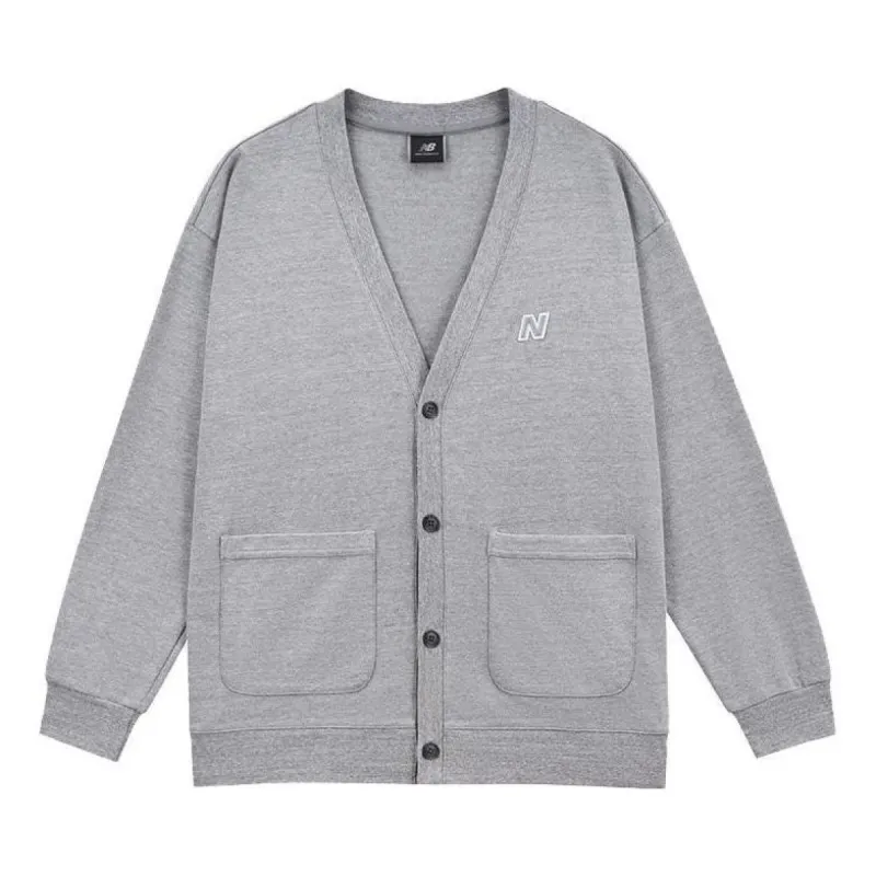 New Balance Cardigan Sweater 'Grey' AMJ35092 sold by KicksCrew