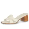 (WMNS) LOUIS VUITTON Isola 45mm Sandals 'White' 1ABYTA sold by KicksCrew