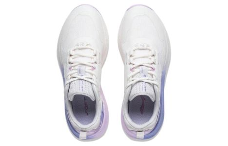 (WMNS) Li-Ning Soft Go 'White Purple' AGLT126-1 sold by KicksCrew