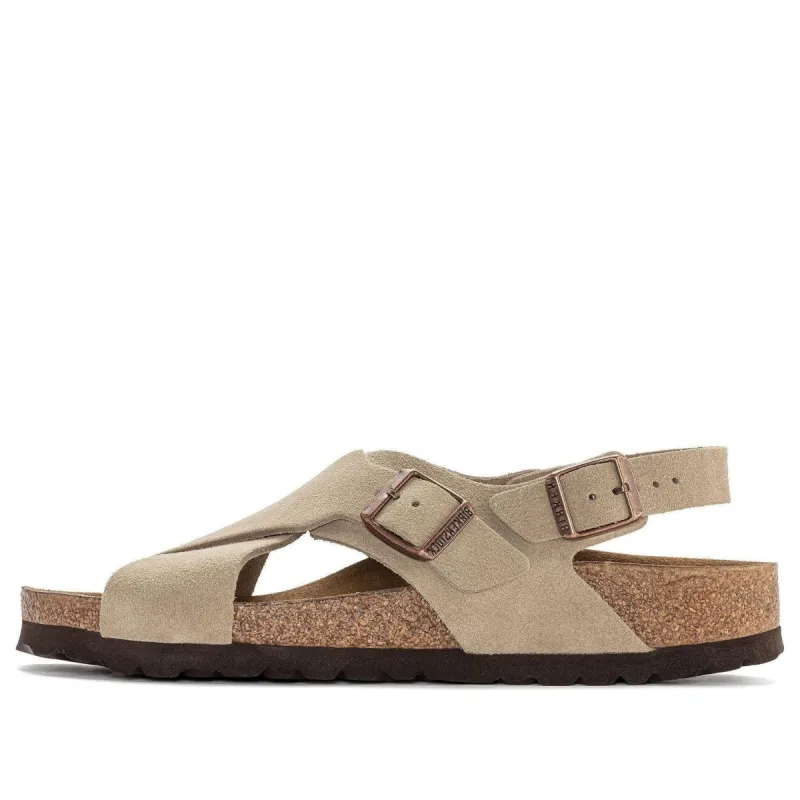 (WMNS) Birkenstock Tulum Suede Leather 'Taupe' 1023247 sold by KicksCrew