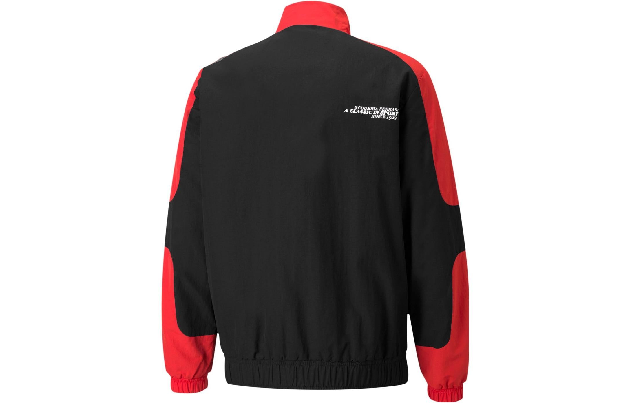 Puma Ferrari Race Statement Woven Jacket 'Black Red White' 531644-02 sold by KicksCrew product image thumbnail 2