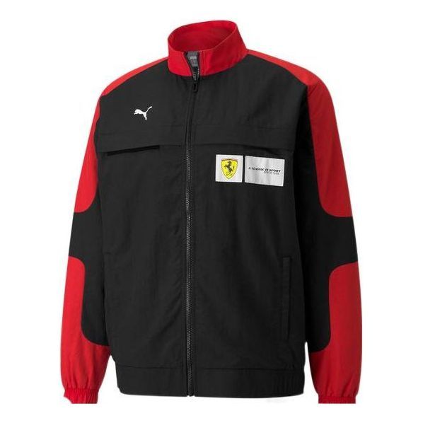 Puma Ferrari Race Statement Woven Jacket 'Black Red White' 531644-02 sold by KicksCrew