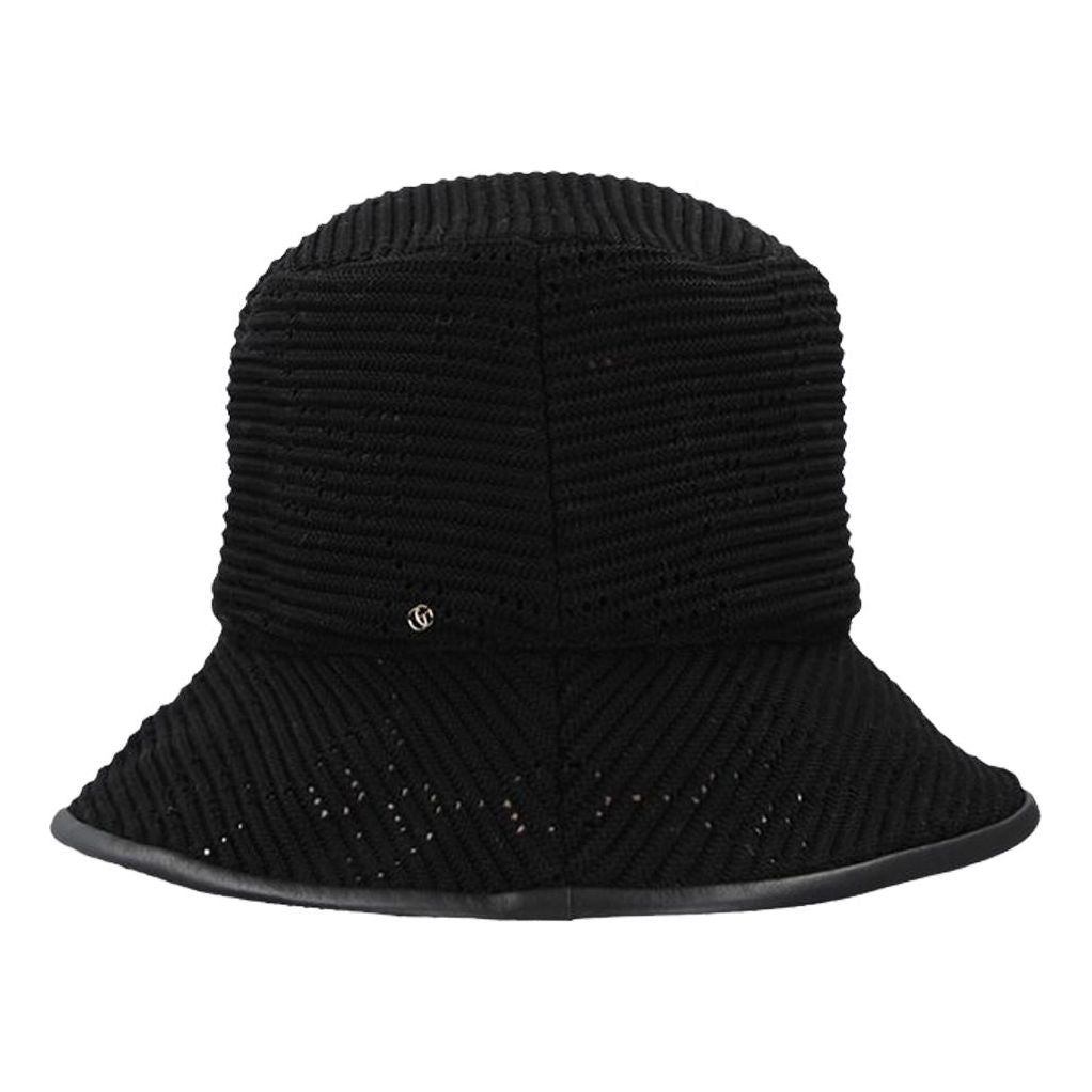 Gucci Cable Knit Bucket Hat 'Black' 6565733HAC21060 sold by KicksCrew