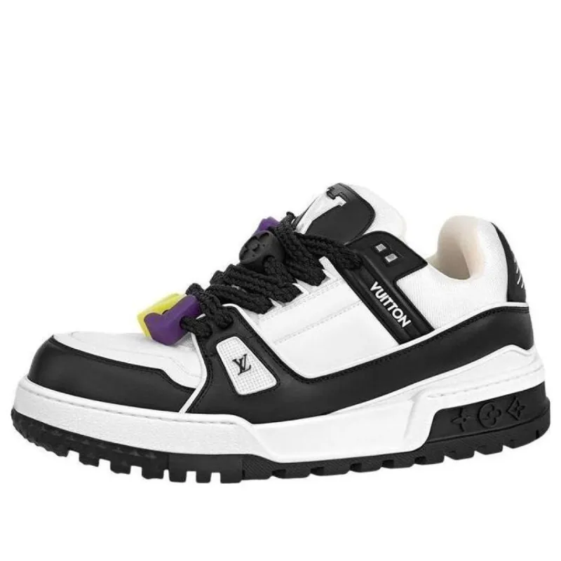 LOUIS VUITTON LV Trainer Maxi Sneakers 'Black' 1ABZQ9 sold by KicksCrew