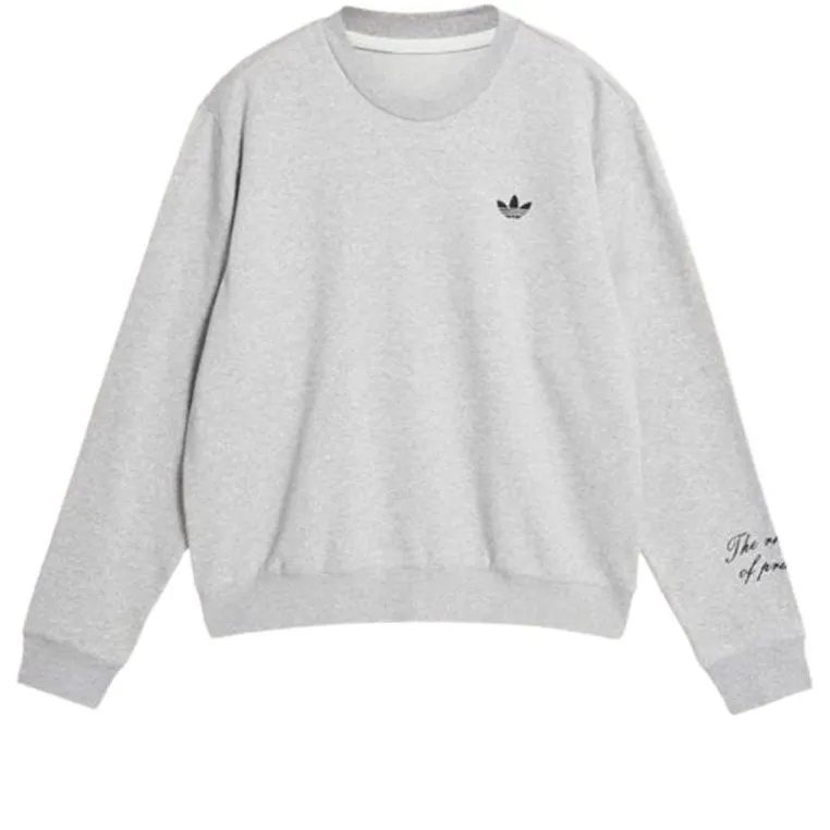 adidas x Wales Bonner Long Sleeve Sweatshirt 'Grey' IW1172 sold by KicksCrew