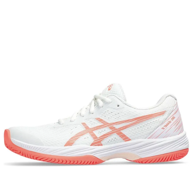 (WMNS) ASICS Gel-Game 9 Clay OC 'White Sun Coral' 1042A217-104 sold by KicksCrew