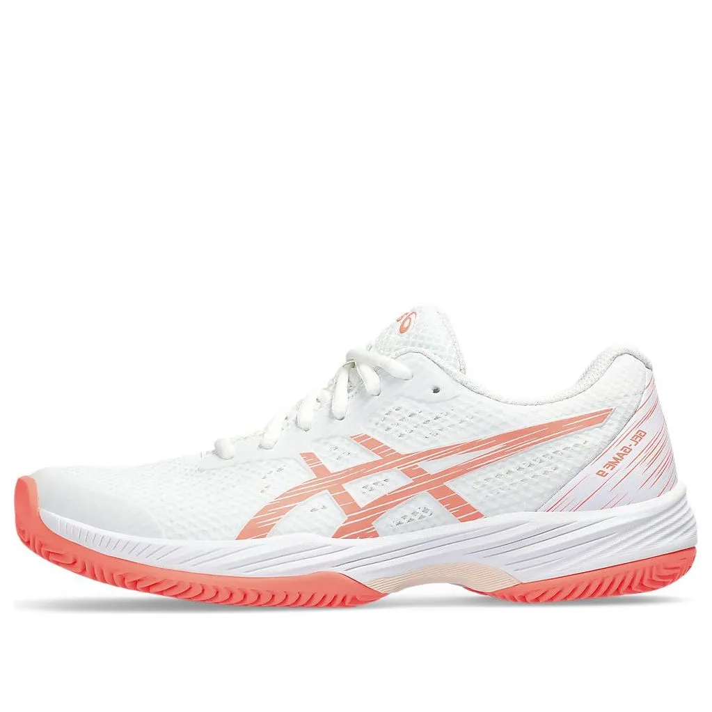 (WMNS) ASICS Gel-Game 9 Clay OC 'White Sun Coral' 1042A217-104 sold by KicksCrew