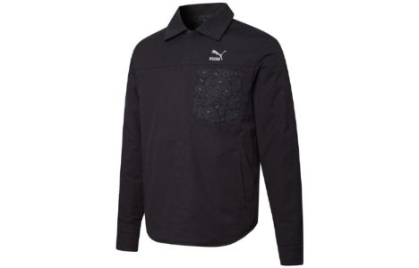 Puma Paisley Woven Reversible Shacke Shirt 'Black' 534972-01 sold by KicksCrew