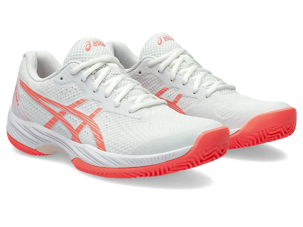 (WMNS) ASICS Gel-Game 9 Clay OC 'White Sun Coral' 1042A217-104 sold by KicksCrew product image thumbnail 3