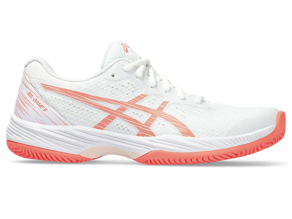 (WMNS) ASICS Gel-Game 9 Clay OC 'White Sun Coral' 1042A217-104 sold by KicksCrew product image thumbnail 2