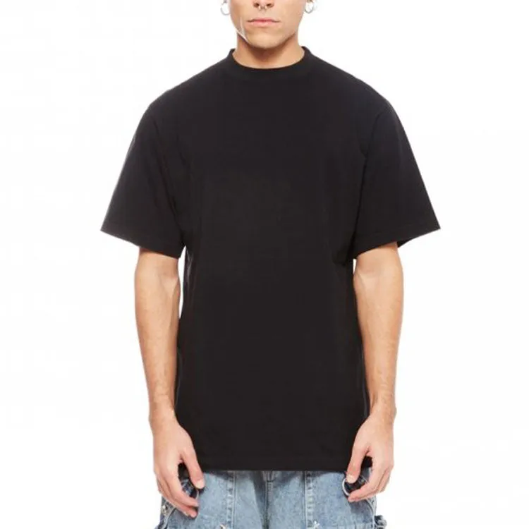 Balenciaga Back Hem Long T-Shirt Boxy Fit 'Black' 681045TLVH91070 sold by KicksCrew product image thumbnail 3