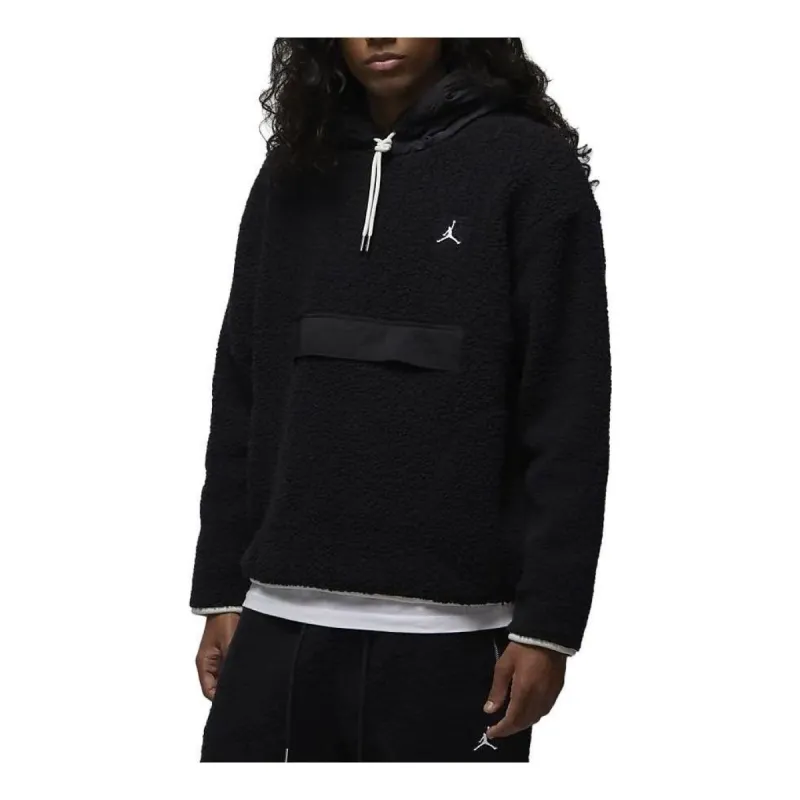 Air Jordan Essential Winter Hoodie 'Black' DV1582-010 sold by KicksCrew