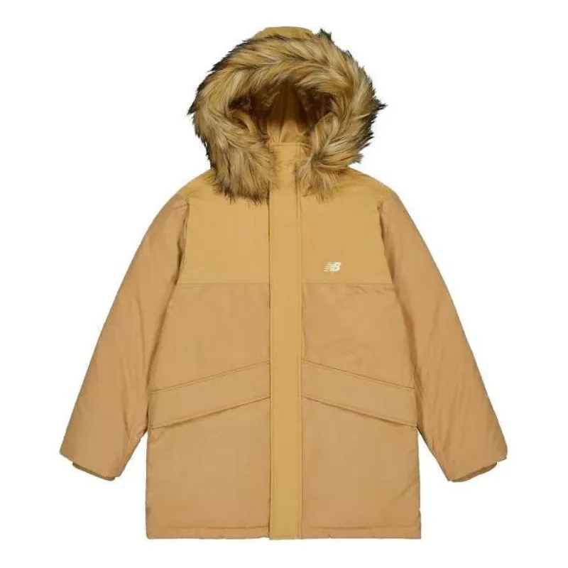 New Balance Warm Long Parka Jacket 'Tan' AMJ33330-DLC sold by KicksCrew