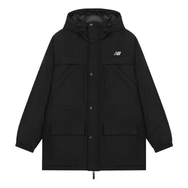 New Balance Sport Long Down Jacket 'Black' AMJ33320-BK sold by KicksCrew