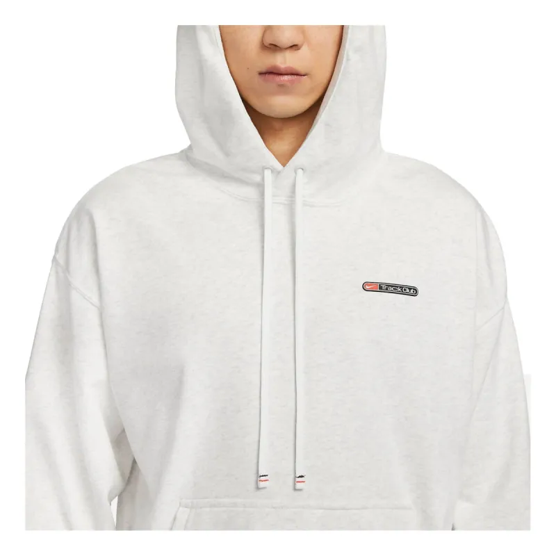 Nike Track Club Dri-Fit Fleece Pullover Hoodie 'White' FN3396-025 sold by KicksCrew