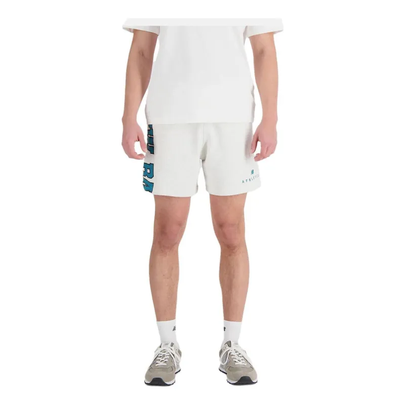 New Balance Athletics Warped Classics Sweat Shorts 'Sea Salt Heather' US31551-SAH sold by KicksCrew