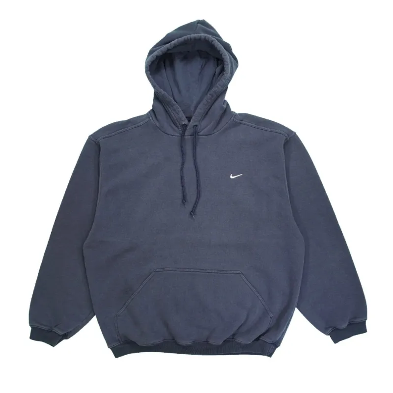 Nike Sportswear Solo Swoosh Pullover Hoodie 'Navy' FN3348-437 sold by KicksCrew