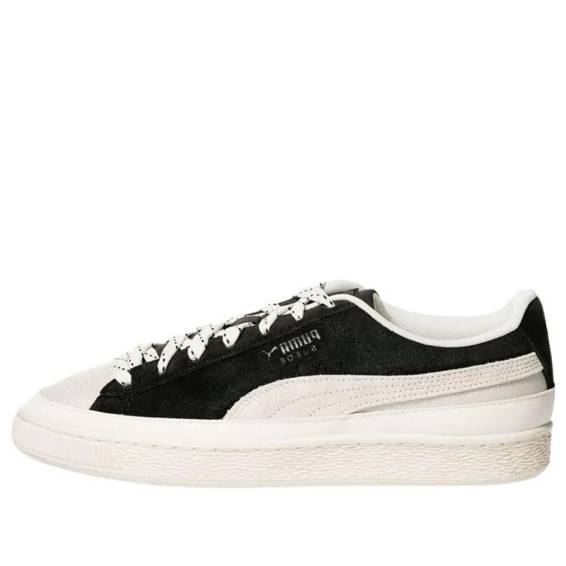 PUMA Suede Trail Laces 'Black White' 391901-01 sold by KicksCrew