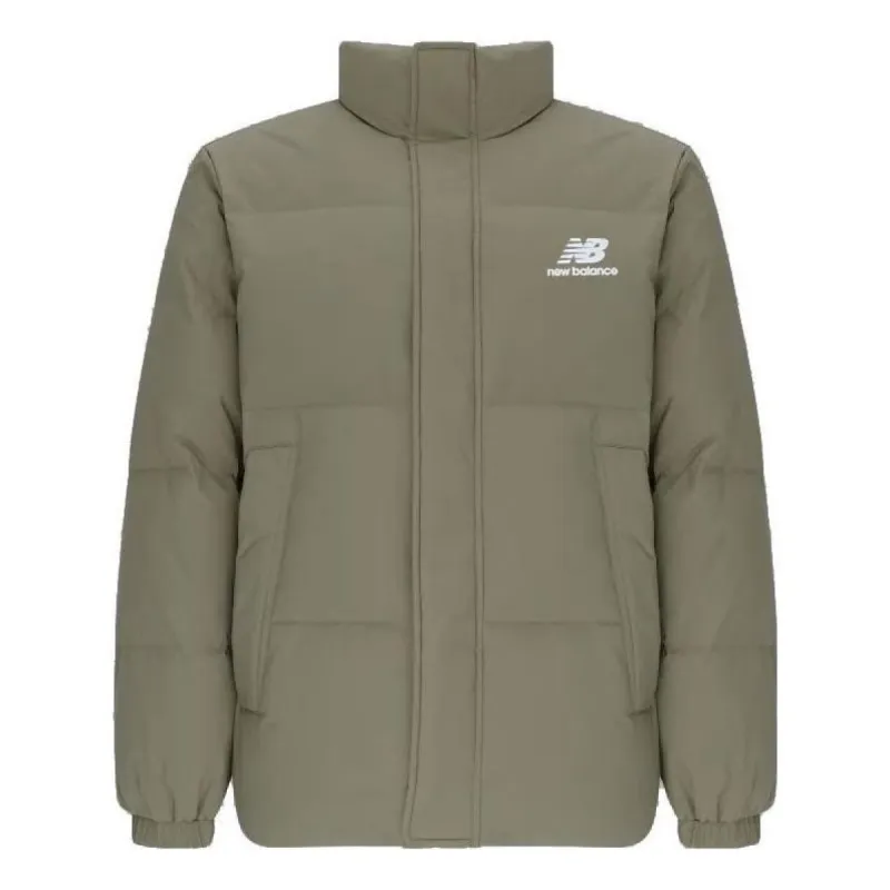 New Balance Logo Sports Down Jackets 'Green' AMJ24359-CGN sold by KicksCrew