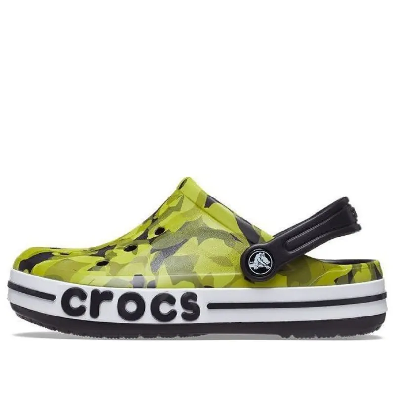 (GS) Crocs Bayaband Bubble Camo Clogs 'Green Black' 207807-0C4 sold by KicksCrew