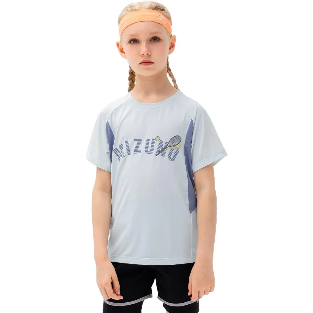 (GS) Mizuno Casual T-shirt 'Blue' T1239 sold by KicksCrew product image thumbnail 3