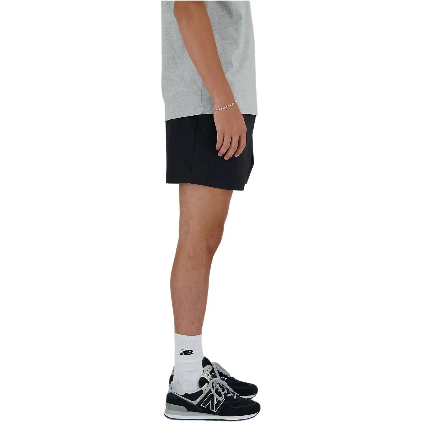 New Balance Athletics Stretch Woven Short 5" 'Black' MS41517-BK sold by KicksCrew product image thumbnail 4