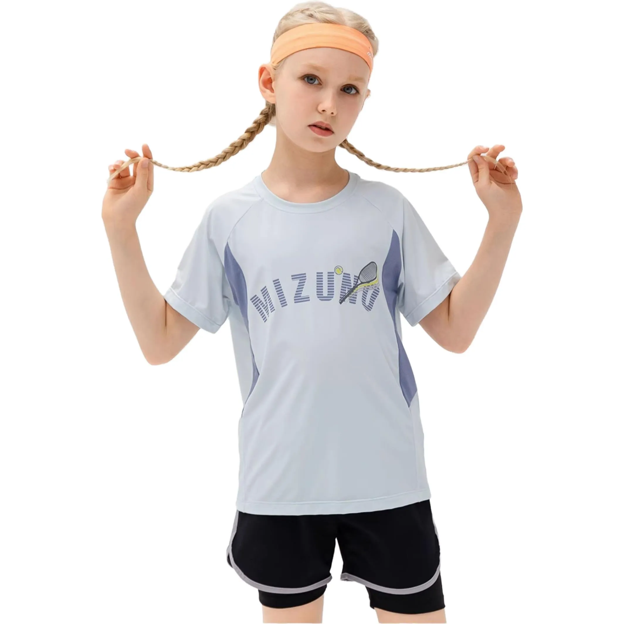 (GS) Mizuno Casual T-shirt 'Blue' T1239 sold by KicksCrew product image thumbnail 4