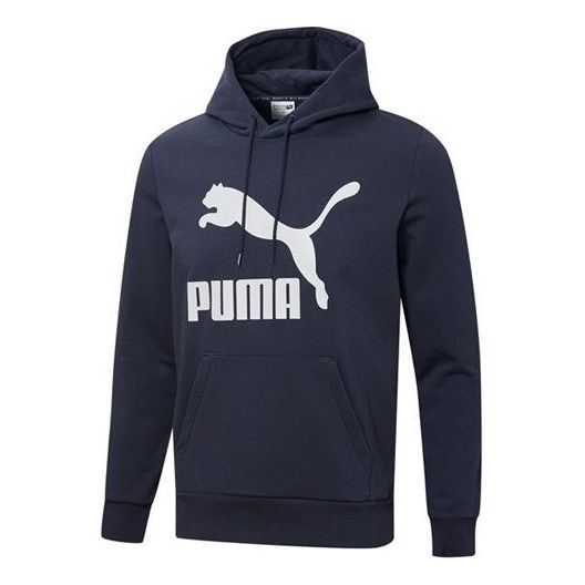 Puma Big Logo Hoodie 'Navy' 536742-43 sold by KicksCrew