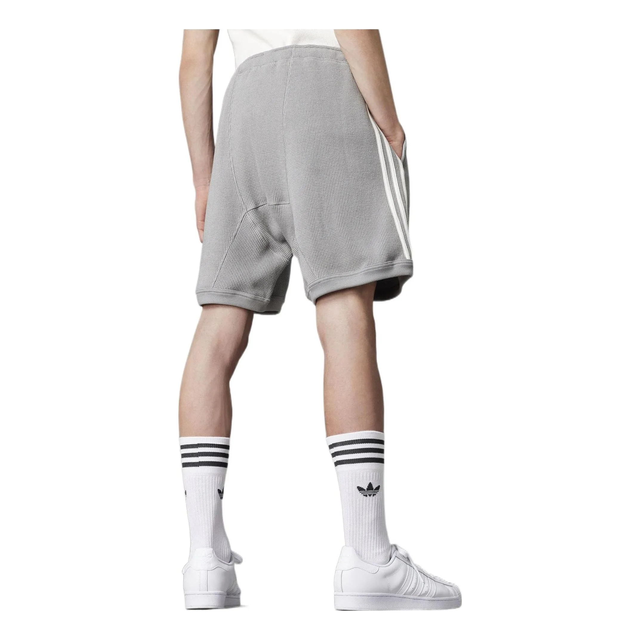 adidas Blue Version Waffle Shorts 'Grey' HC3824 sold by KicksCrew product image thumbnail 2