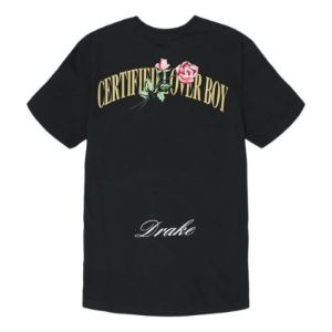 Nike x Drake Certified Lover Boy Rose T-Shirt 'Black' CLBBLKT-001 sold by KicksCrew