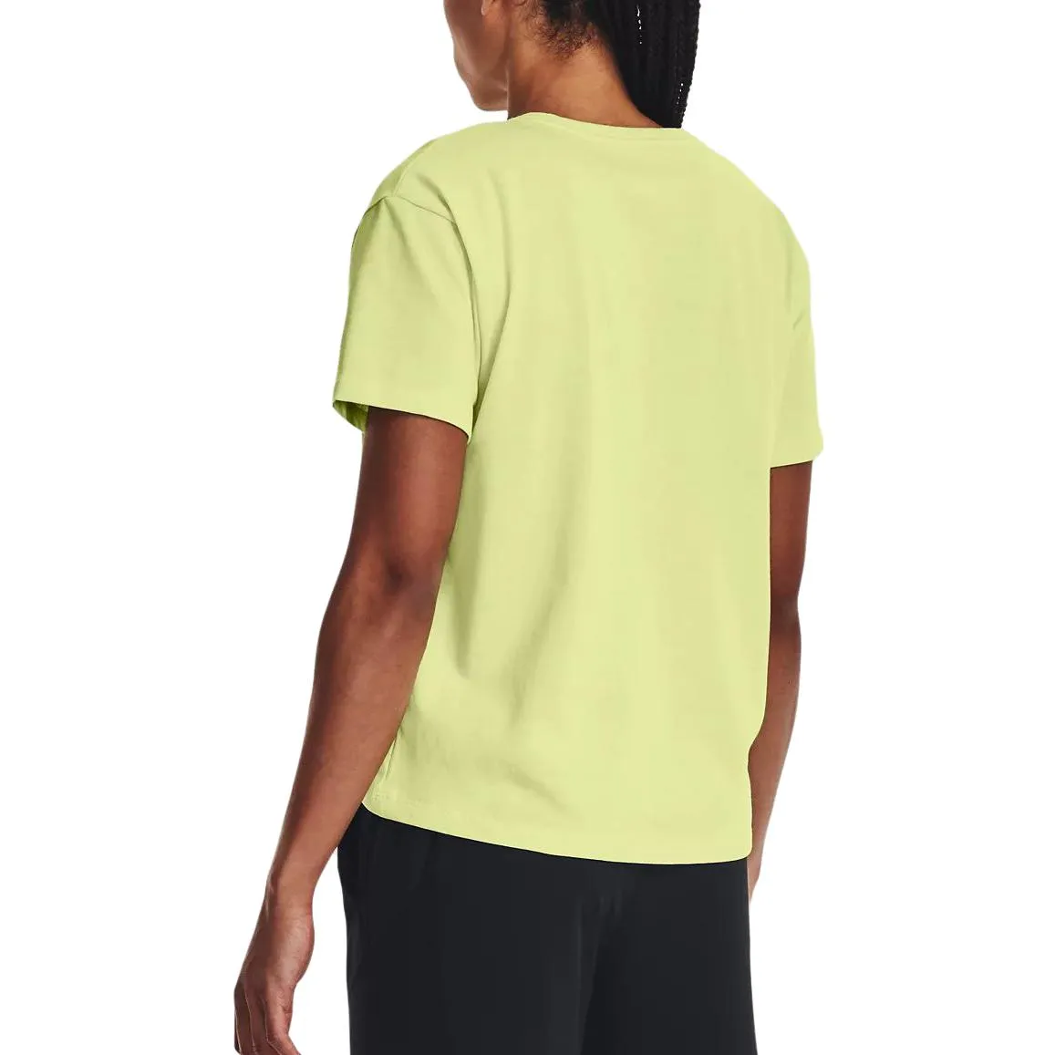 (WMNS) Under Armour Heavyweight Graphic T-shirt 'Yellow' 1376743-391 sold by KicksCrew product image thumbnail 5