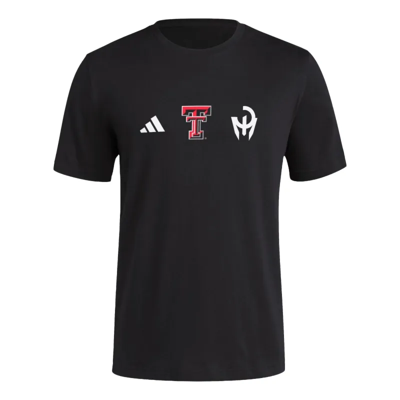 adidas Texas Tech Bowl T-shirt Asia Sizing 'Black' JZ1477 sold by KicksCrew