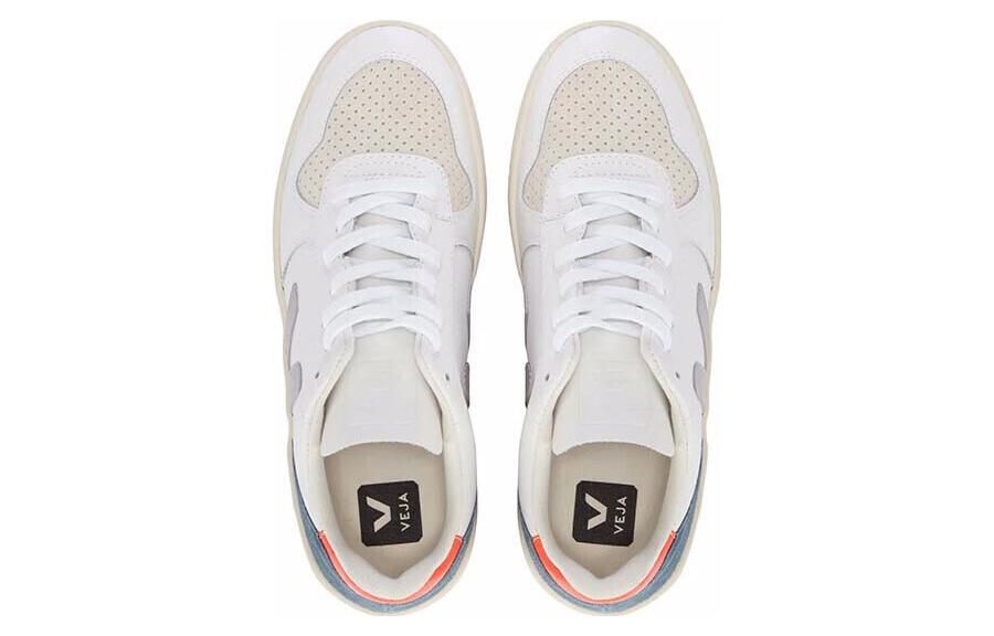 Veja V-10 Lace-Up Sneakers 'White Oxford Grey' VX022303B sold by KicksCrew product image thumbnail 3