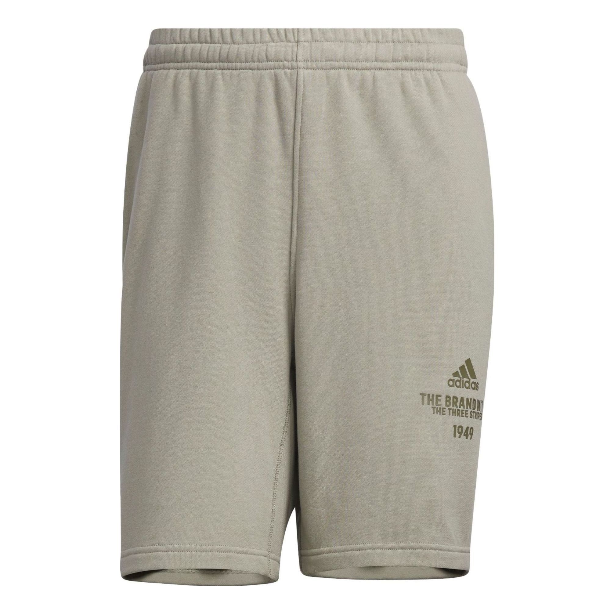 Adidas Verbiage Shorts 'Grey' IP3933 sold by KicksCrew