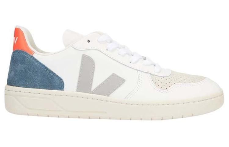 Veja V-10 Lace-Up Sneakers 'White Oxford Grey' VX022303B sold by KicksCrew product image thumbnail 2