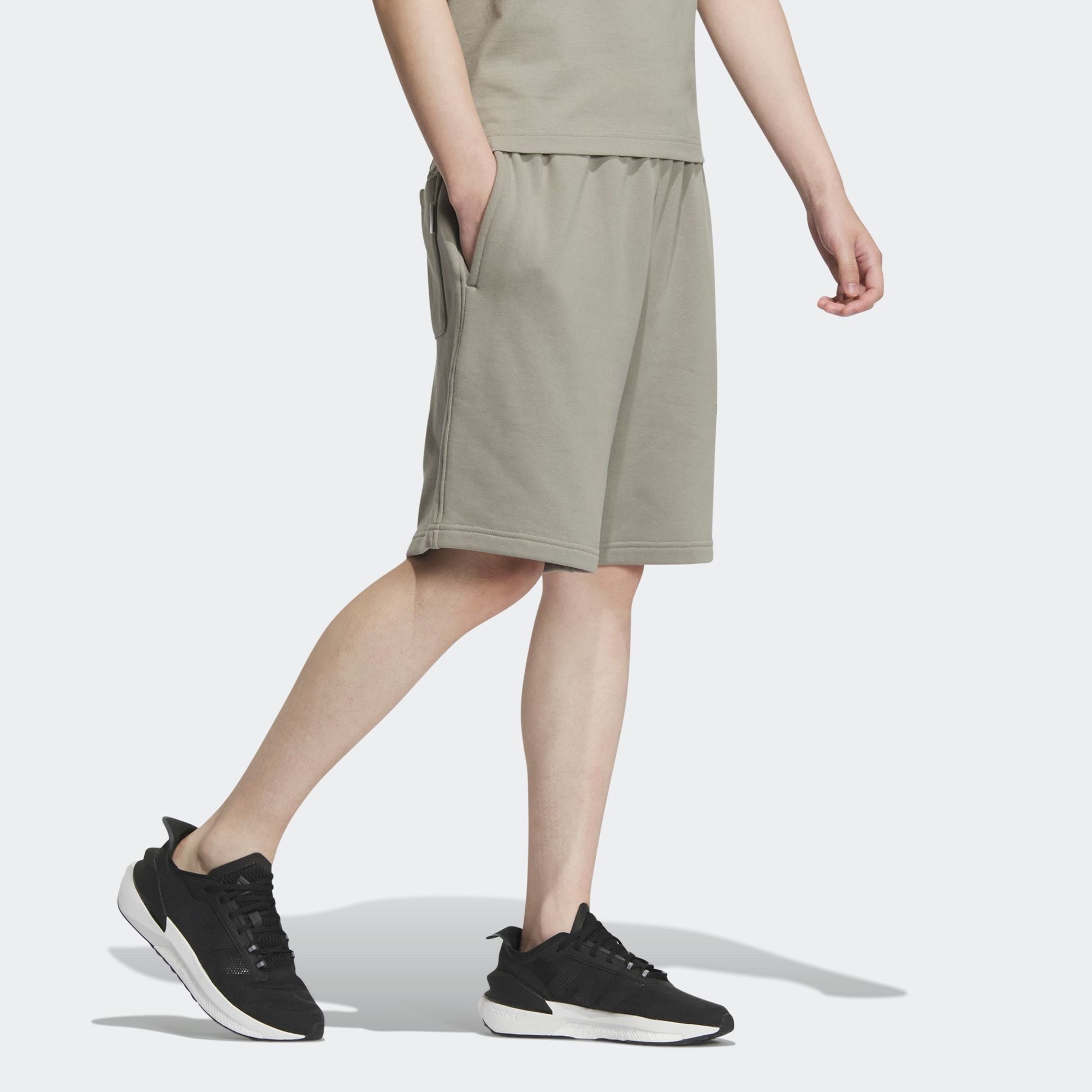 Adidas Verbiage Shorts 'Grey' IP3933 sold by KicksCrew product image thumbnail 4