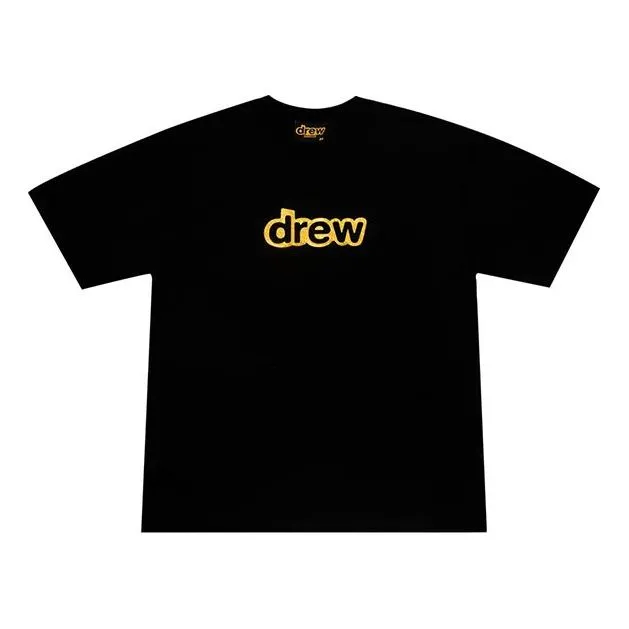 Drew House Golden Secrect Logo T-shirt 'Black' DR-SS20-035 sold by KicksCrew
