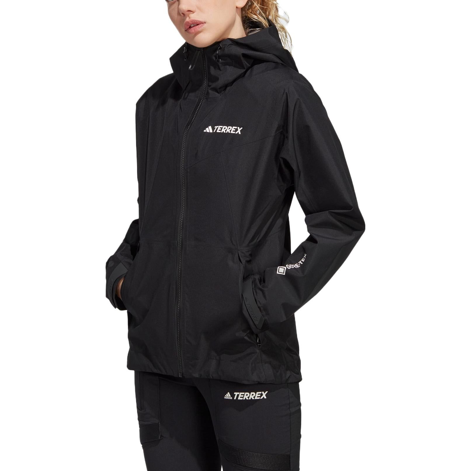 (WMNS) adidas Terrex Xperior Gore-Tex Paclite Rain Jacket 'Black' HN2904 sold by KicksCrew product image thumbnail 2