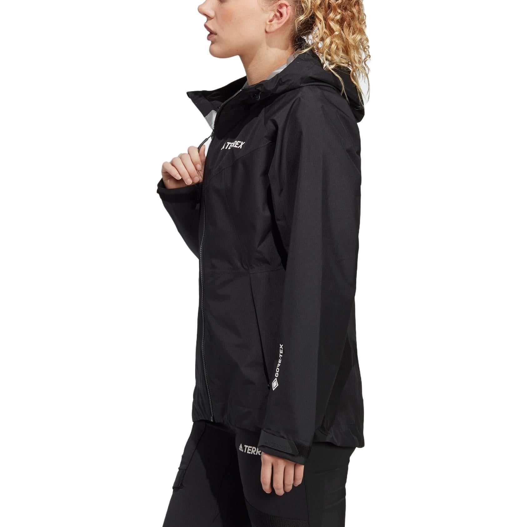 (WMNS) adidas Terrex Xperior Gore-Tex Paclite Rain Jacket 'Black' HN2904 sold by KicksCrew product image thumbnail 3