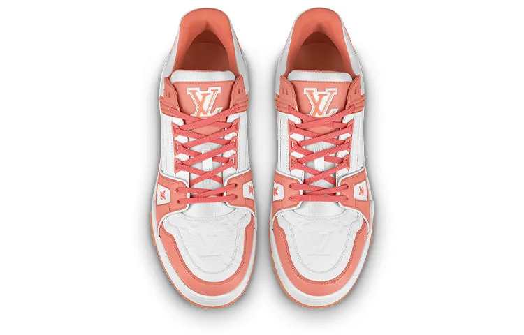 LOUIS VUITTON Trainer Sneakers 'Peach White' 1A8KC8 sold by KicksCrew product image thumbnail 3