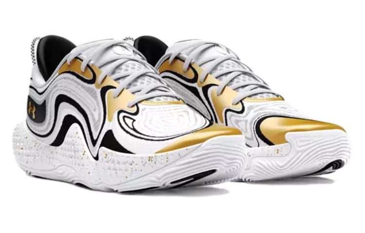 Under Armour Spawn 6 'White Metallic Gold' 3027263-100 sold by KicksCrew product image thumbnail 4