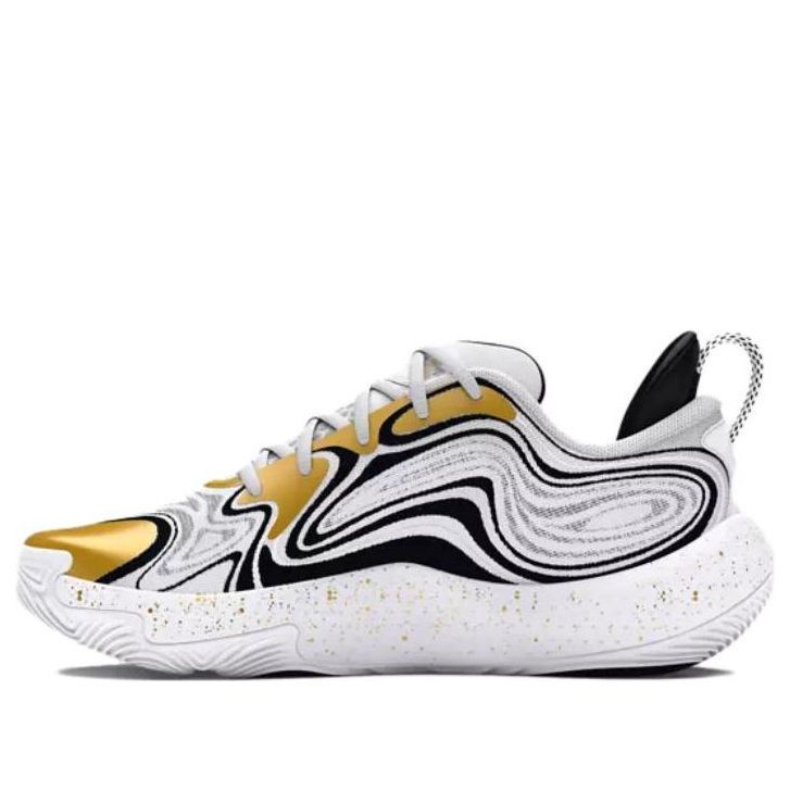Under Armour Spawn 6 'White Metallic Gold' 3027263-100 sold by KicksCrew