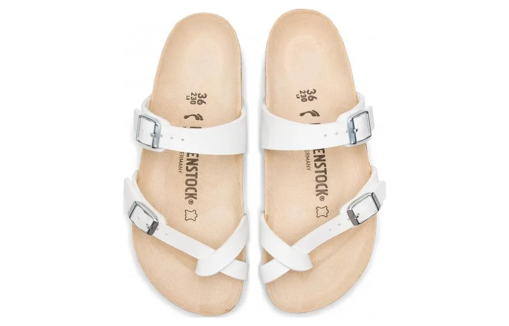 Birkenstock Mayari Birko-Flor Sandals 'White' 0071053 sold by KicksCrew product image thumbnail 3