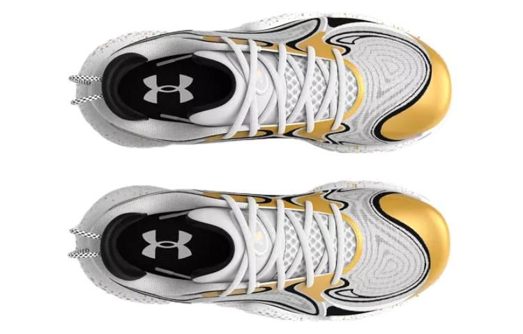 Under Armour Spawn 6 'White Metallic Gold' 3027263-100 sold by KicksCrew product image thumbnail 5