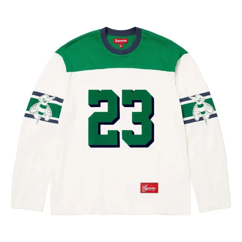Supreme FW23 Week11 Bumblebee Long Sleeve Jersey 'Green' SUP-FW23-189 sold by KicksCrew