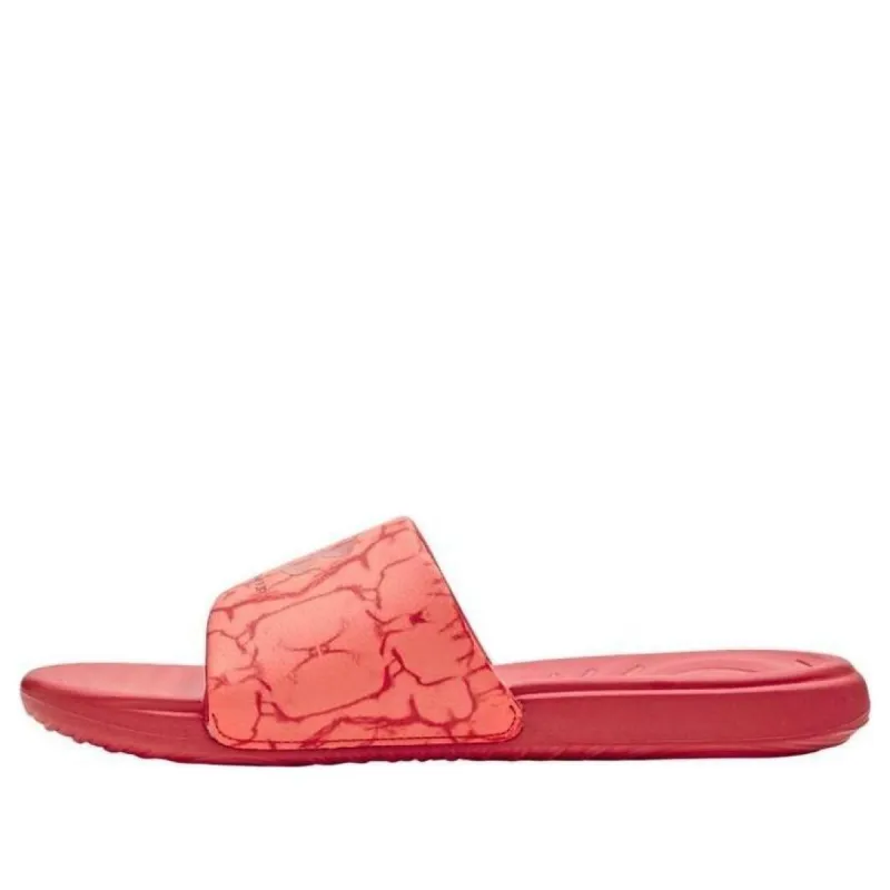 Under Armour Ansa Graphic Slides 'Red' 3024434-801 sold by KicksCrew