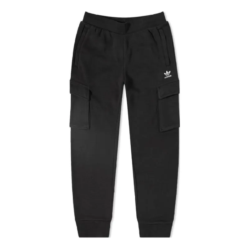 adidas originals Adicolor Essentials Trefoil Cargo Pants 'Black' HE6989 sold by KicksCrew